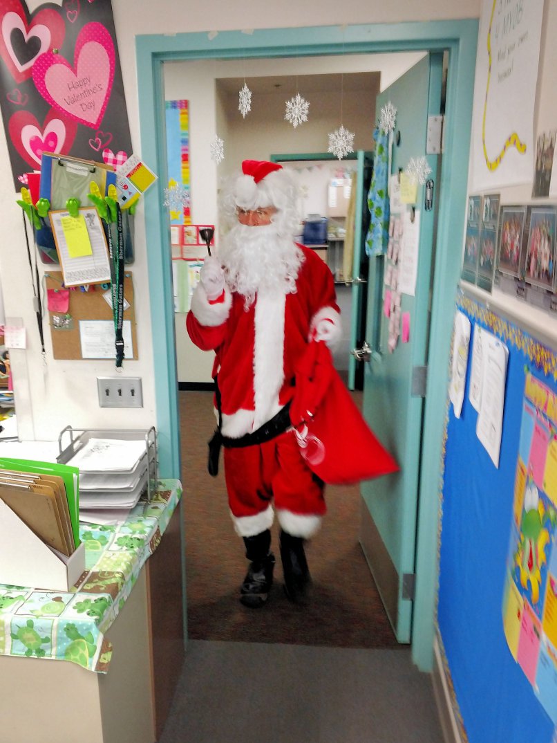 Enters Nurse "Santa"